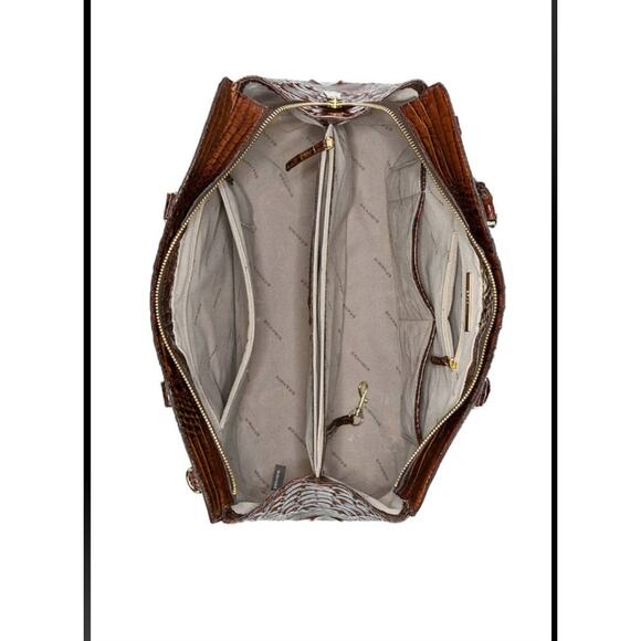 Brahmin Finley Carryall Pecan Melbourne - Picture 4 of 13